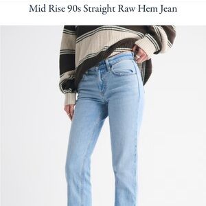 Abercrombie & Fitch Light Blue Straight Leg Jeans